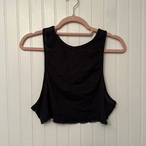We the Free Black Cropped Tank Women’s Medium
